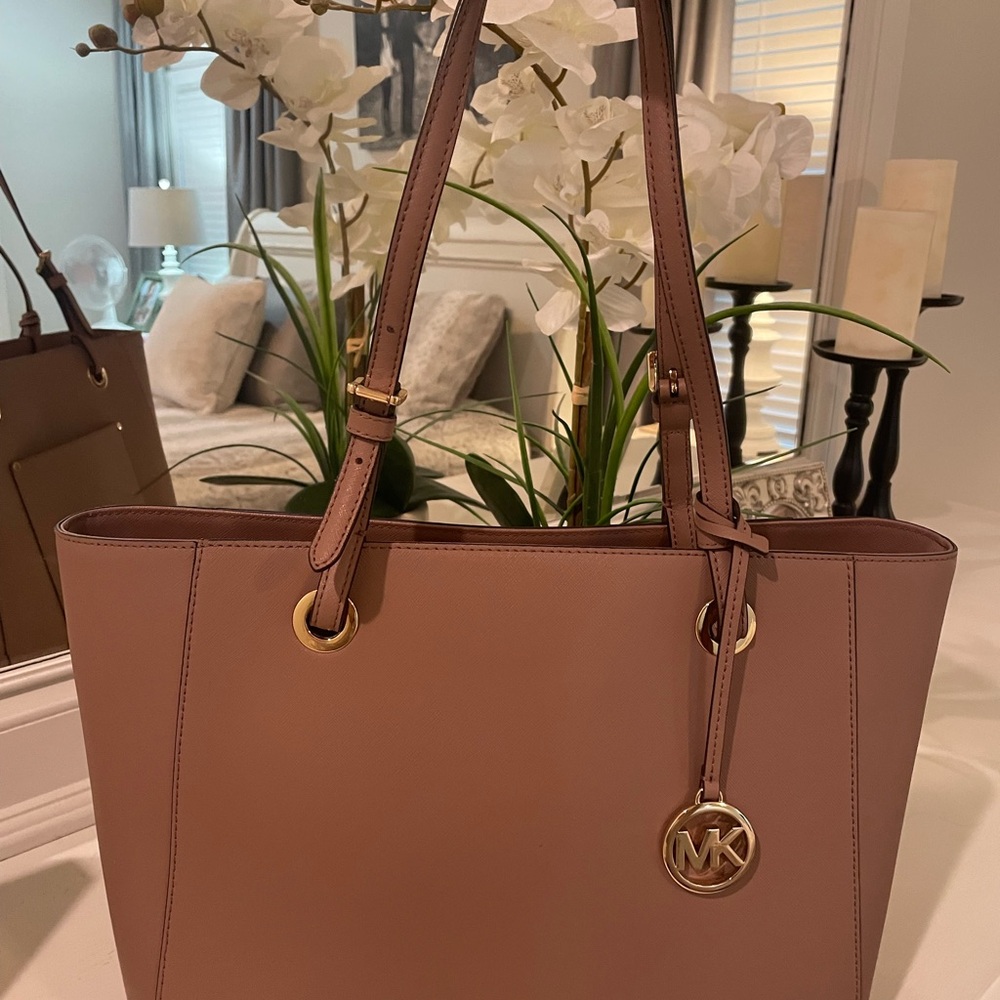 Michael Kors Tote with Gold Accents